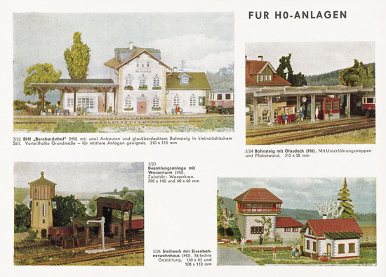 Auhagen Bausätze Katalog 1970