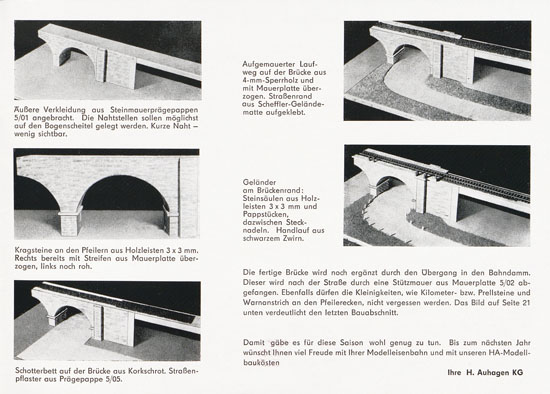 Auhagen Bausätze Katalog 1970