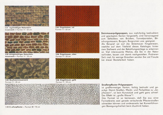 Auhagen Bausätze Katalog 1972