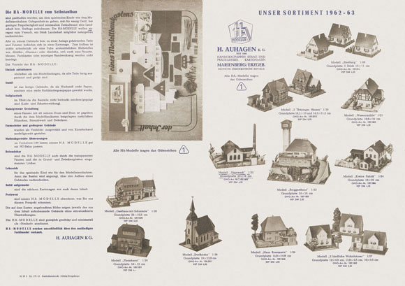 Auhagen Sortiment 1962-1963