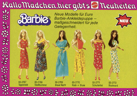 Barbie Neuheiten 1979