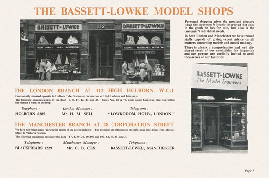 Bassett-Lowke Gauge 0 Scale Model Railways 1952