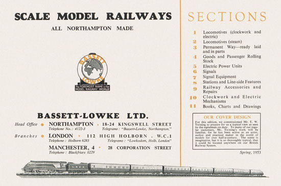 Bassett-Lowke Gauge 0 Scale Model Railways 1953