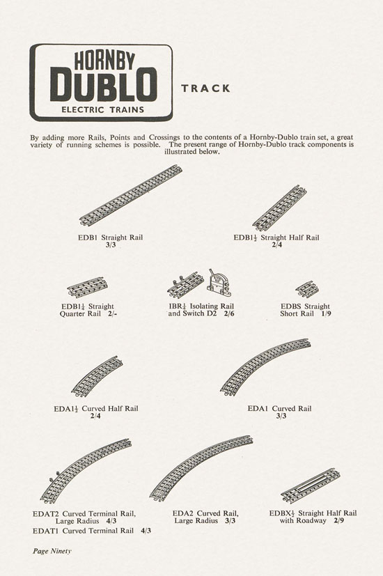 Bassett-Lowke Model Railways Gauge 0 and Gauge 00 catalog 1954