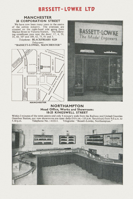 Bassett-Lowke Model Railway and Engineering catalogue 1959