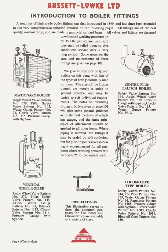 Bassett-Lowke catalogue 1960