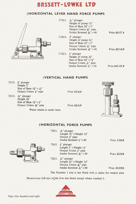 Bassett-Lowke catalogue 1960