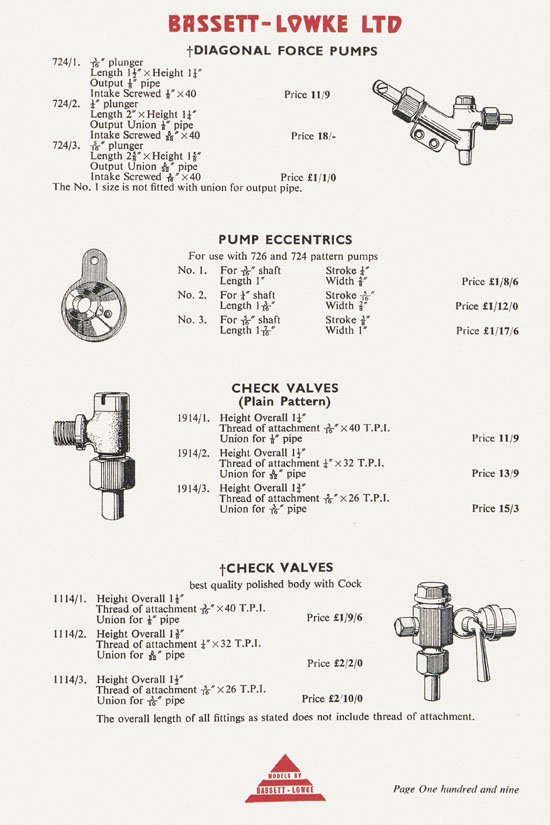 Bassett-Lowke catalogue 1960