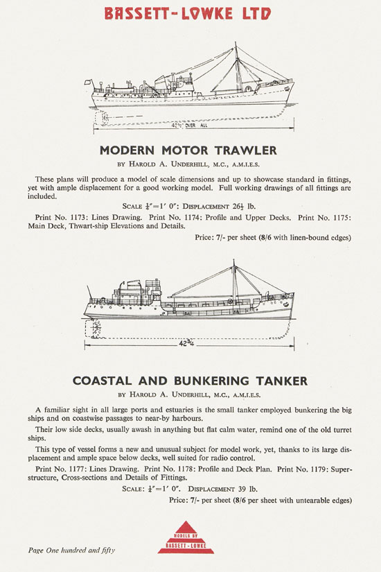 Bassett-Lowke catalogue 1960