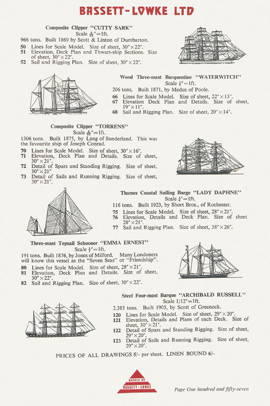 Bassett-Lowke catalogue 1960