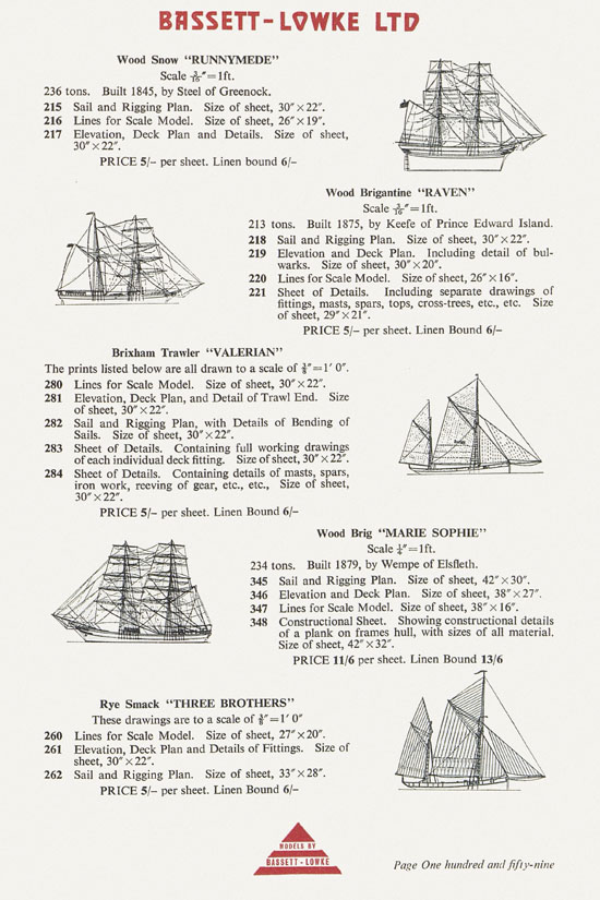 Bassett-Lowke catalogue 1960