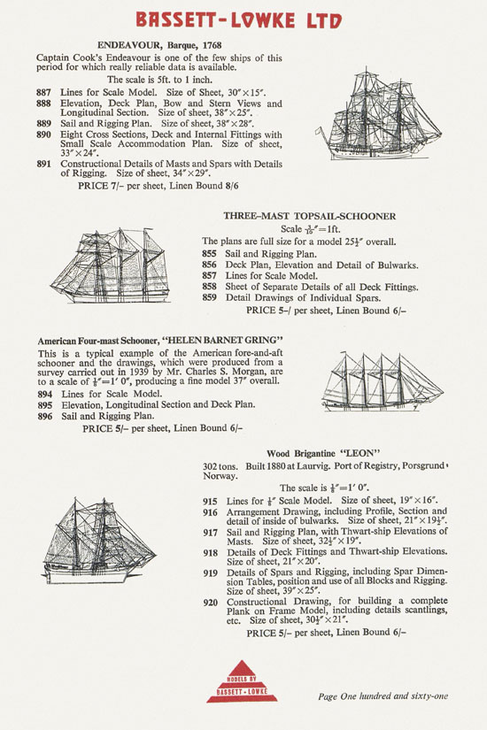 Bassett-Lowke catalogue 1960