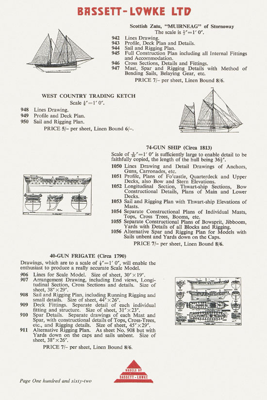 Bassett-Lowke catalogue 1960