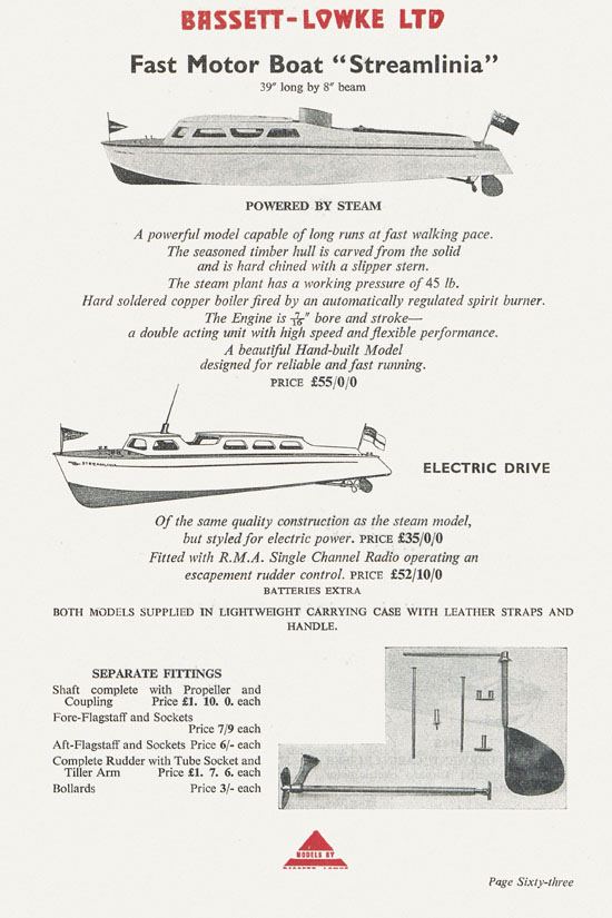 Bassett-Lowke catalogue 1960