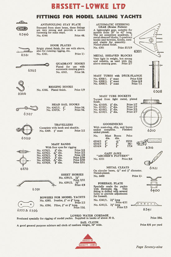 Bassett-Lowke catalogue 1960