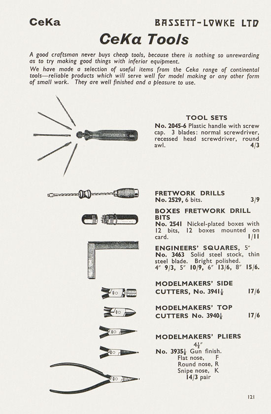 Bassett-Lowke catalogue 1962