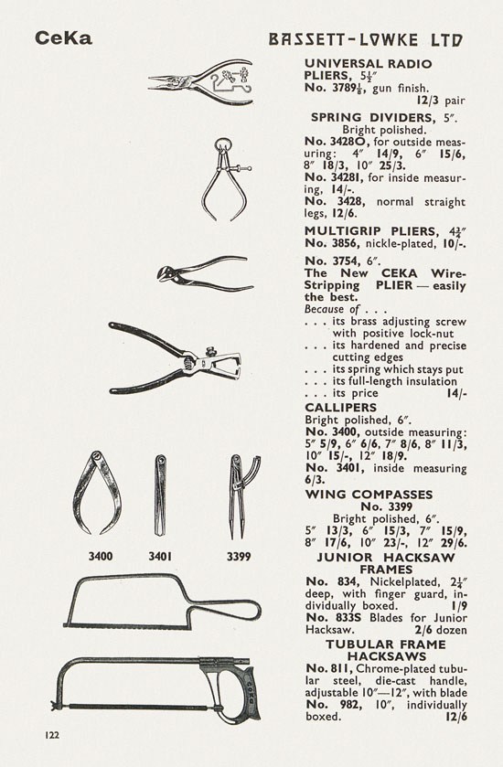 Bassett-Lowke catalogue 1962