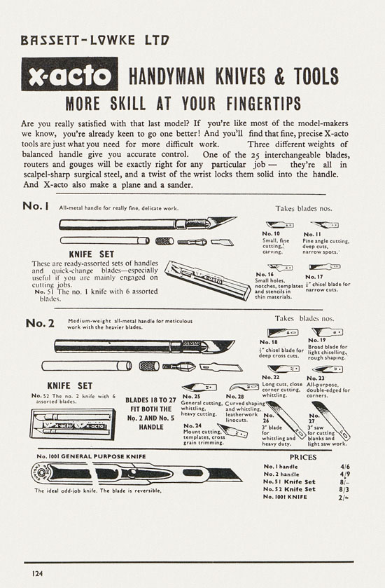 Bassett-Lowke catalogue 1962