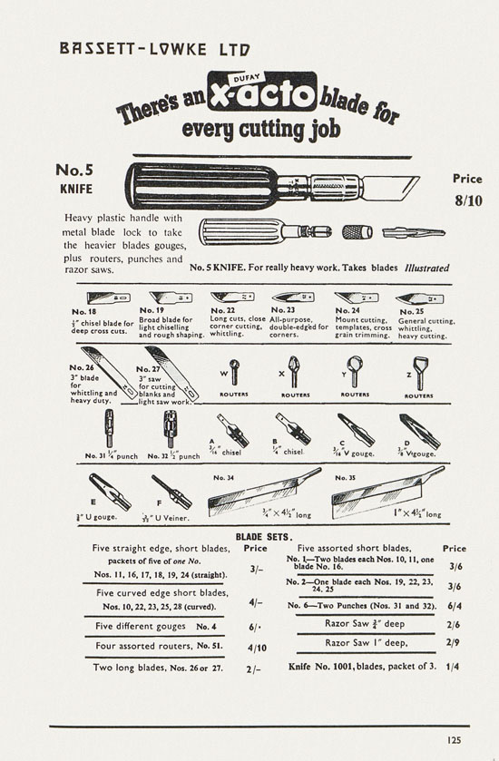 Bassett-Lowke catalogue 1962