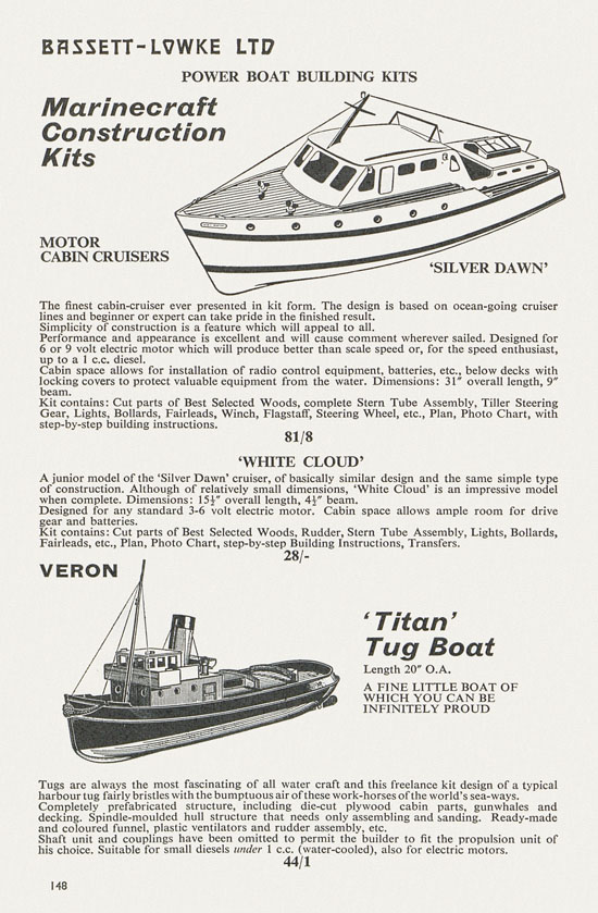 Bassett-Lowke catalogue 1962