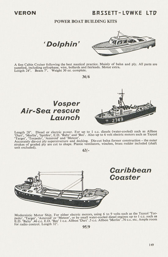 Bassett-Lowke catalogue 1962