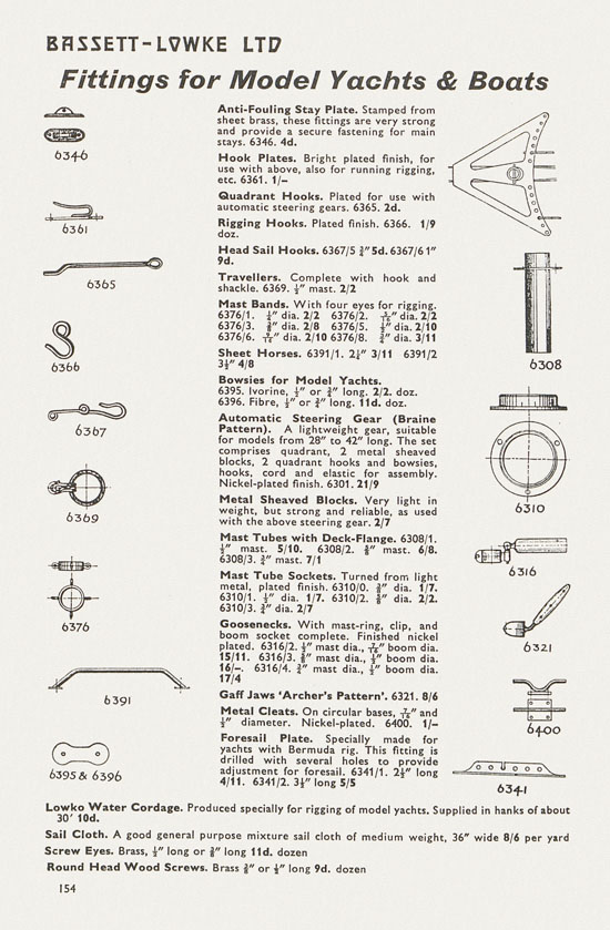 Bassett-Lowke catalogue 1962