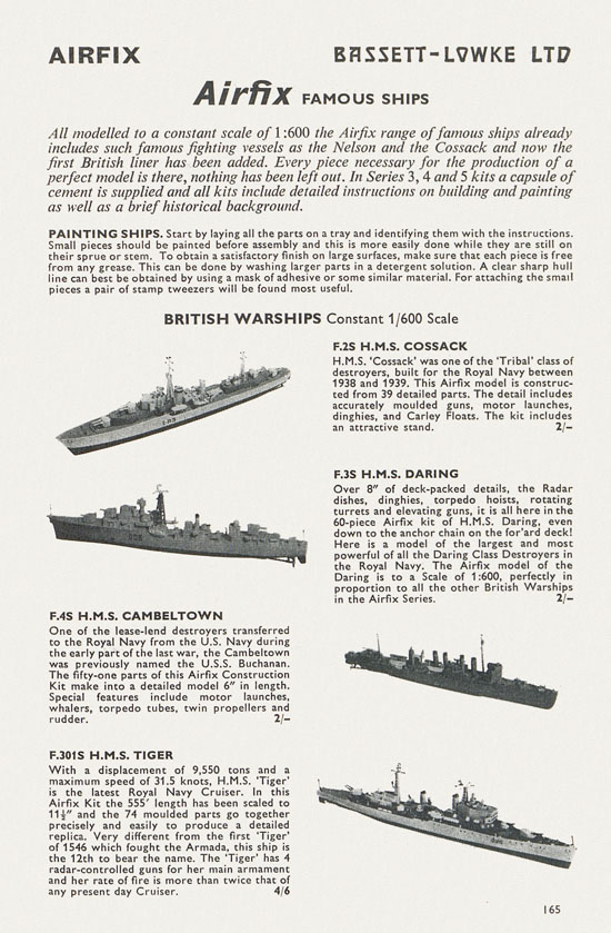 Bassett-Lowke catalogue 1962