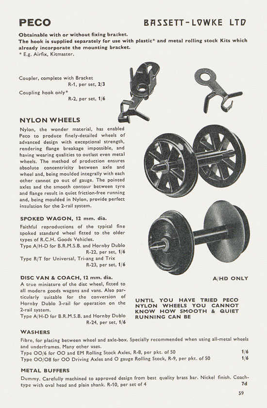 Bassett-Lowke catalogue 1962