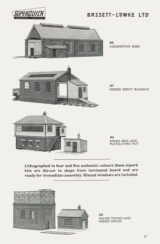 Bassett-Lowke catalogue 1962