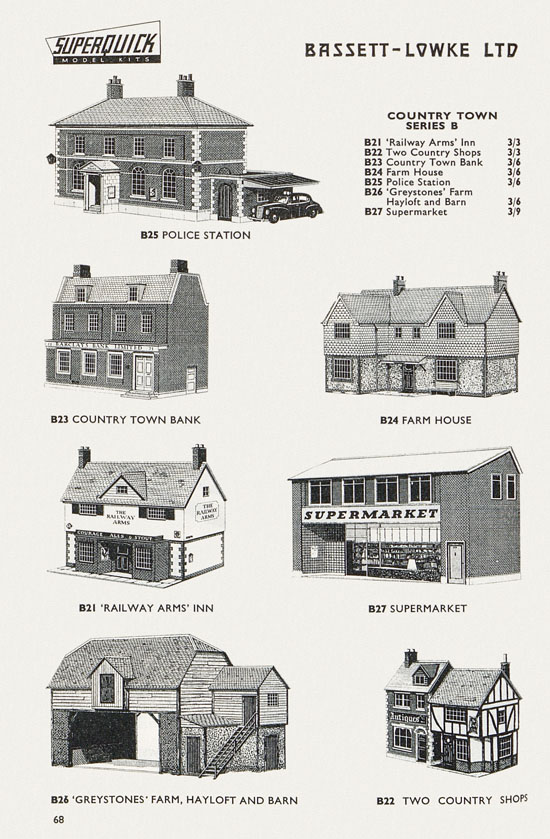 Bassett-Lowke catalogue 1962