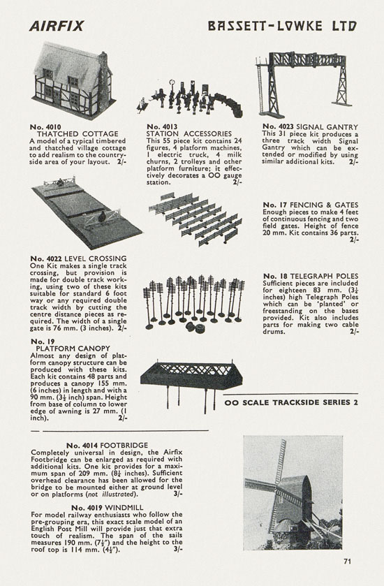 Bassett-Lowke catalogue 1962