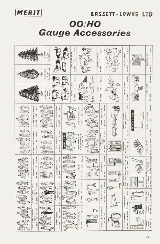 Bassett-Lowke catalogue 1962