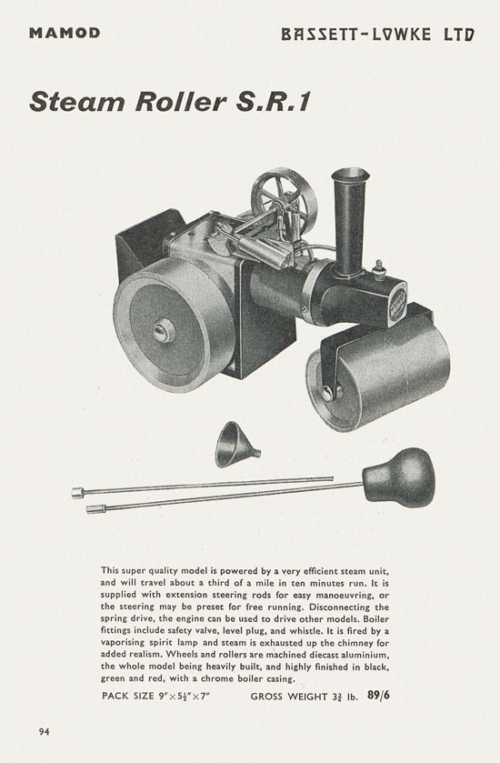 Bassett-Lowke catalogue 1962