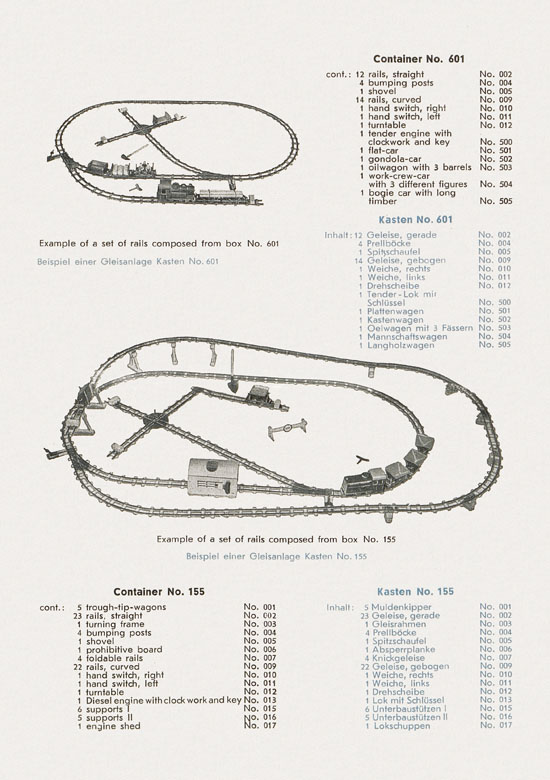 Biller-Bahn Katalog 1956