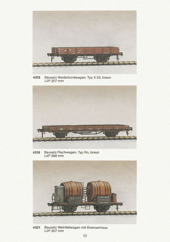 Seite 10 Biller-Bahn Katalog Spur 0 1988