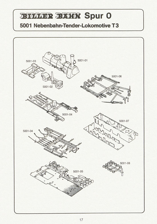 Seite 17 Biller-Bahn Katalog Spur 0 1988