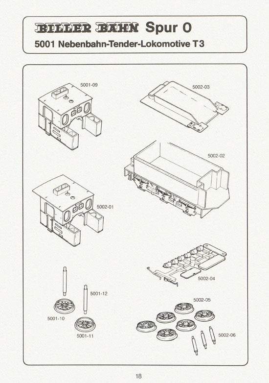 Seite 18 Biller-Bahn Katalog Spur 0 1988