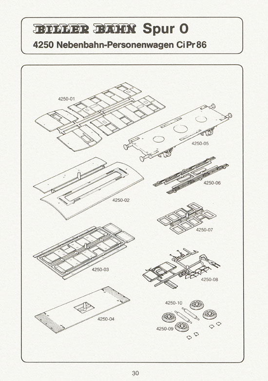 Seite 30 Biller-Bahn Katalog Spur 0 1988