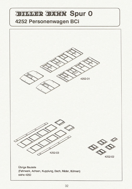 Seite 32 Biller-Bahn Katalog Spur 0 1988