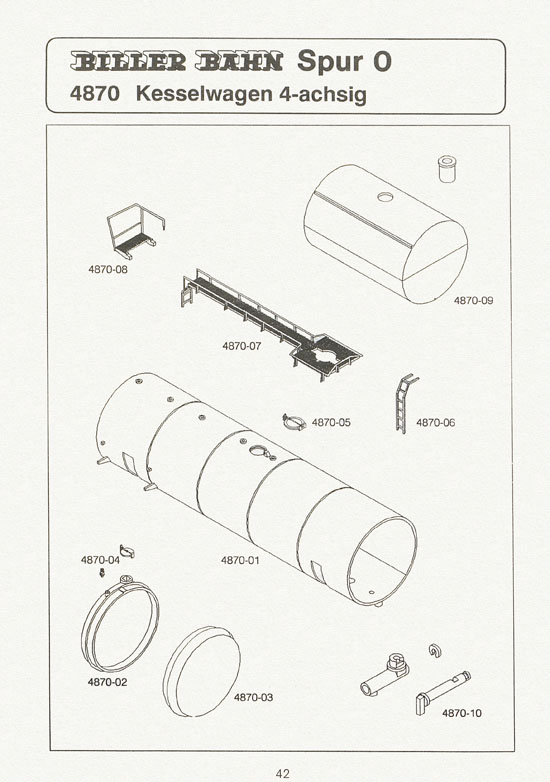 Seite 42 Biller-Bahn Katalog Spur 0 1988