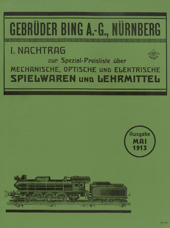 Bing 1913 1. Nachtrag