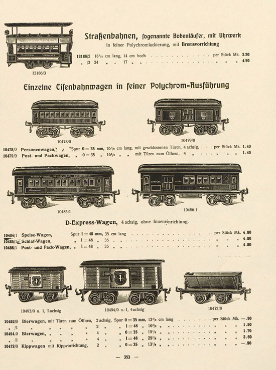 Bing 1913 1. Nachtrag