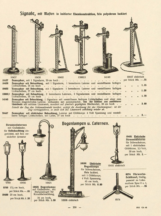 Bing 1913 1. Nachtrag
