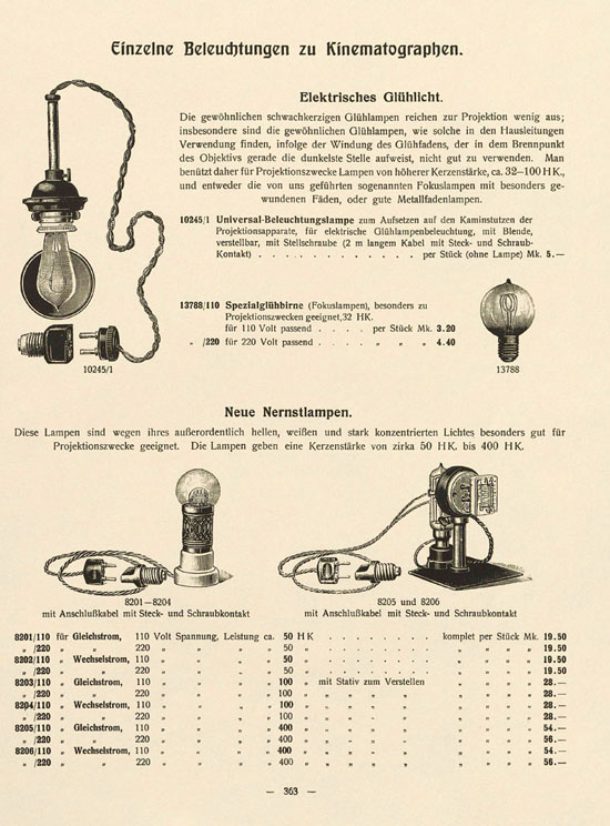 Bing 1913 1. Nachtrag