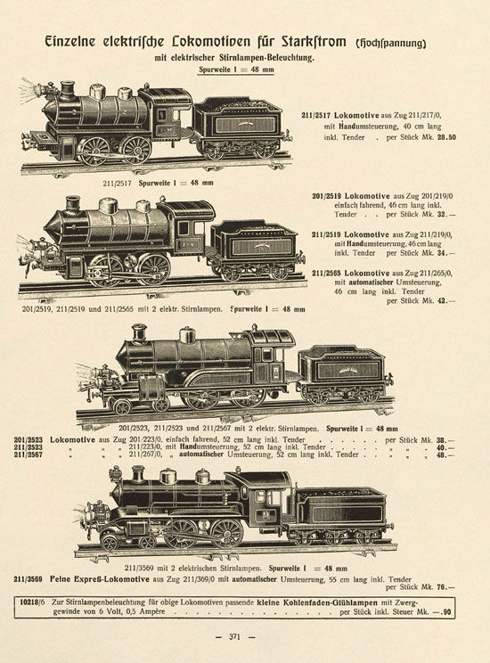 Bing 1913 1. Nachtrag