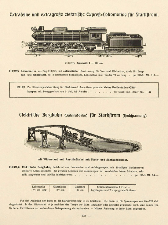 Bing 1913 1. Nachtrag