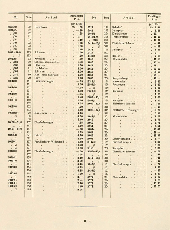Bing 1913 1. Nachtrag