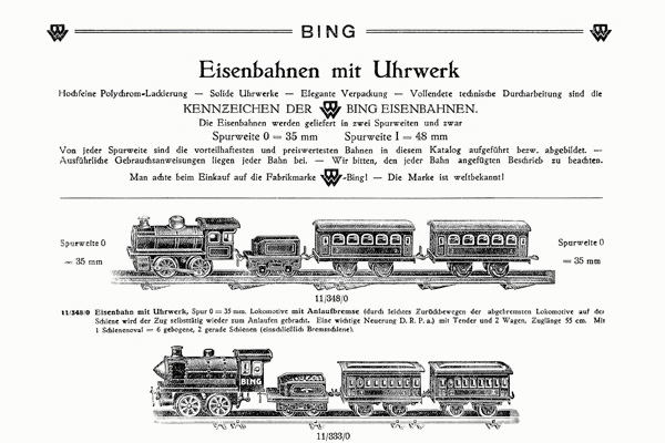 Bing Spielwaren-Katalog 1927