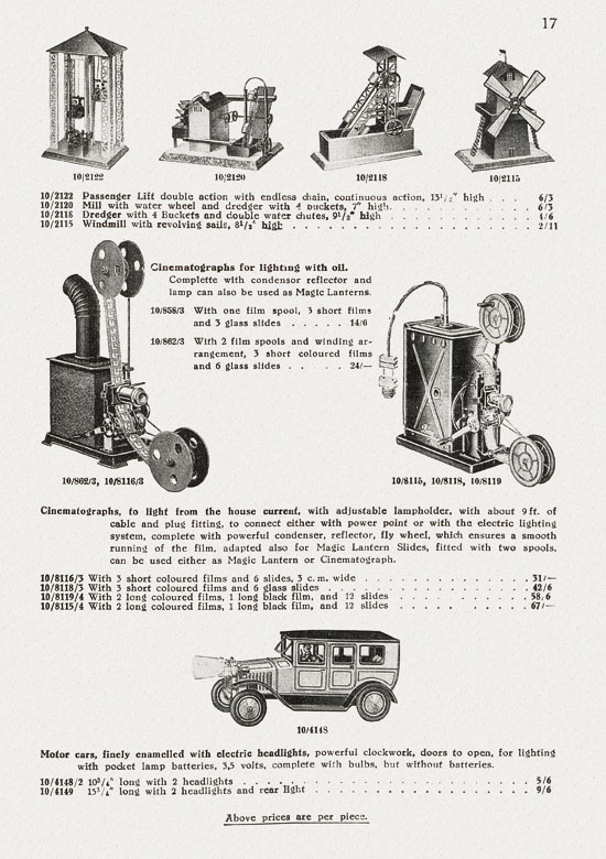 Bing Toys 1929 english