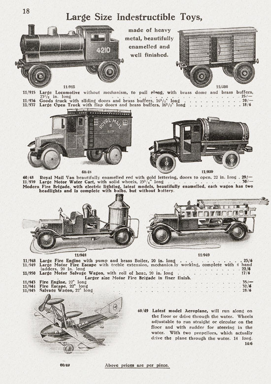 Bing Toys 1929 english